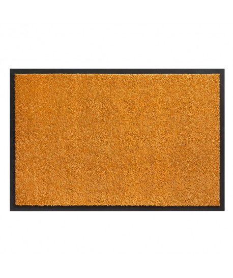 Tapis d?entrée TWISTER  Orange  40x60 cm  Support vinyl antidérapant