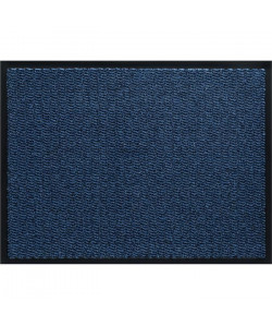 Tapis d\'entrée a motifs  40x60 cm  Style Classique  Coloris Bleu