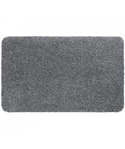 Tapis d\'entrée uni   40x60 cm  Style Classique  Coloris Gris