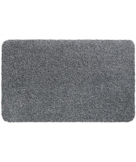 Tapis d\'entrée uni   40x60 cm  Style Classique  Coloris Gris