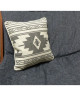 Coussin KILIM Coton 40x40 cm LIMA gris