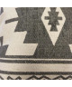 Coussin KILIM Coton 40x40 cm LIMA gris