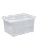 MHOME SIMPLYBOX Bac de rangement 4,8L transparent