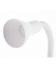 Lampe pince de bureau hauteur 32 cm E14 40W blanc