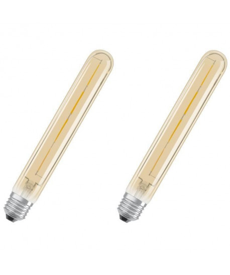 OSRAM Lot de 2 Ampoules LED E27 tube vintage édition 1906 4 W équivalent a 35 W blanc chaud