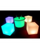 AS GARDEN Cube lumineux LED sur batterie Tulls 30 cm