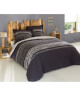 VISION Parure de couette 100% Coton OSCAR Gris Anthracite 240x260cm