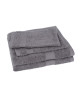 Lot de 2 serviettes  2 gants ELEGANCE gris