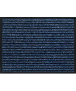 Tapis d\'entrée a motifs  40x60 cm  Style Classique  Coloris bleu