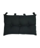 Tete de lit coussin 100% coton uni  50x70 cm  Noir