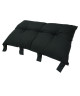 Tete de lit coussin 100% coton uni  50x70 cm  Noir