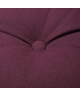 Tete de lit coussin 100% coton uni  50x70 cm  Violet aubergine