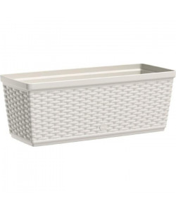 EMSA Jardiniere CASA MESH 75 x 20 x 18 cm  Blanc