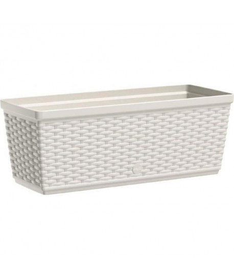 EMSA Jardiniere CASA MESH 75 x 20 x 18 cm  Blanc